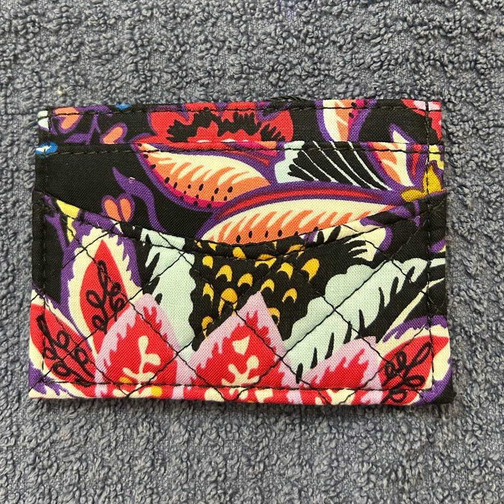 Vera Bradley Iconic Slim Card Case in Foxwood